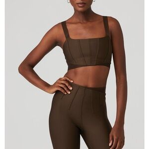 Alo Airlift Corset Bra and Airlift high-waist 7/8 corset leggings